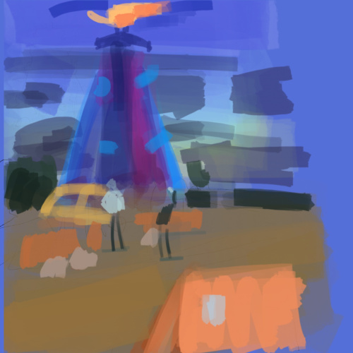 Скетчи Питера на IPad