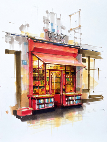 Витрина книжного магазина