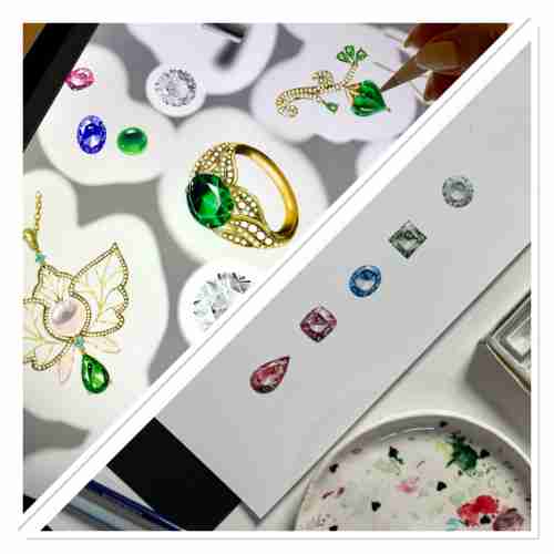 Скетчинг ювелирных украшений