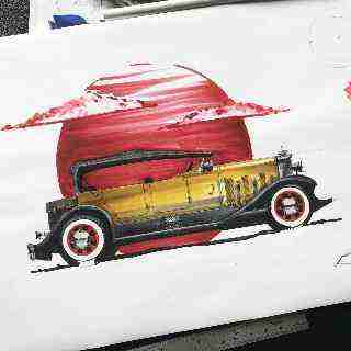 Рисуем ретро-автомобиль