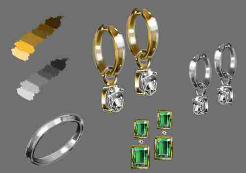 Создание скетчей ювелирных украшений